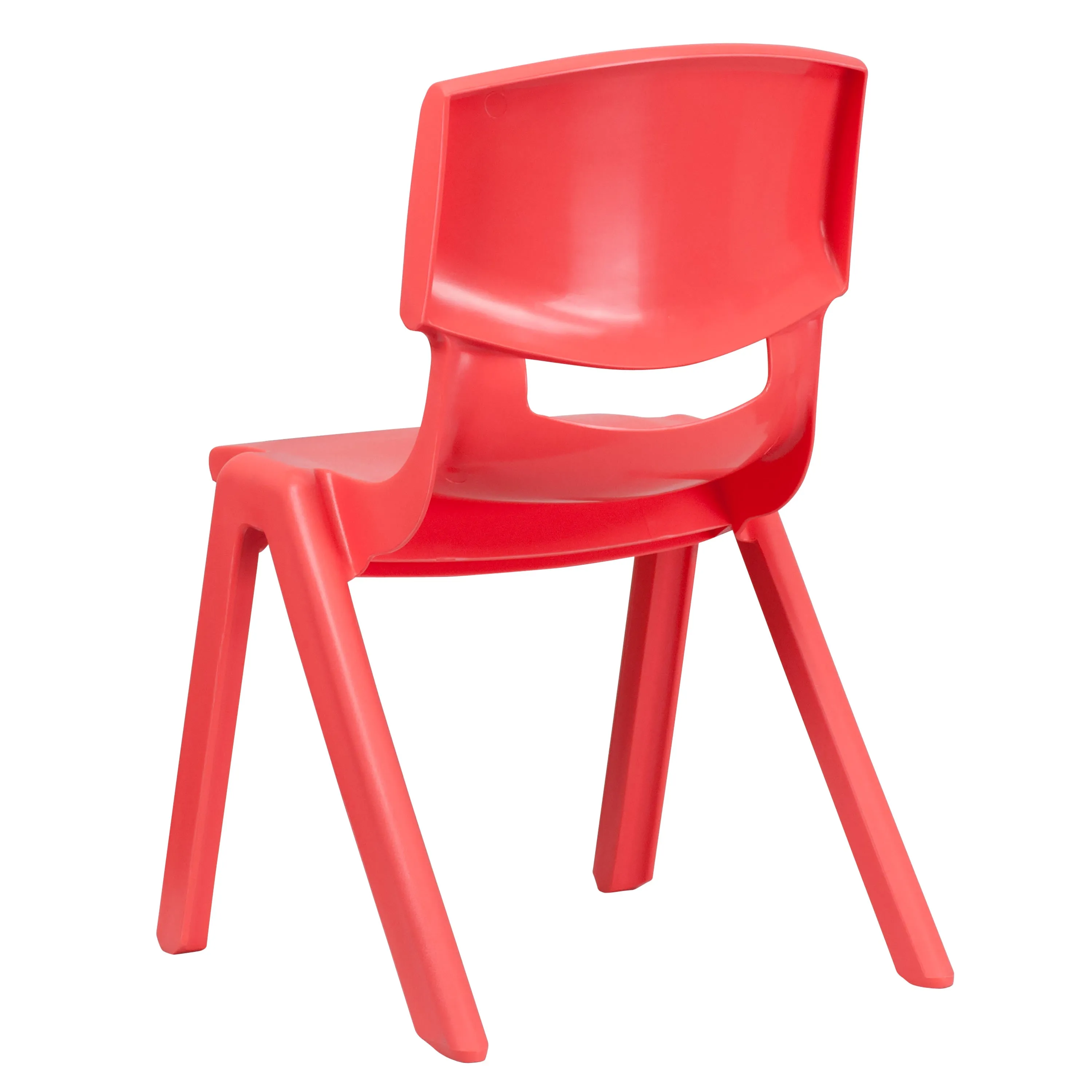 2 Pack Plastic Stackable School Chair with 15.5" Seat Height