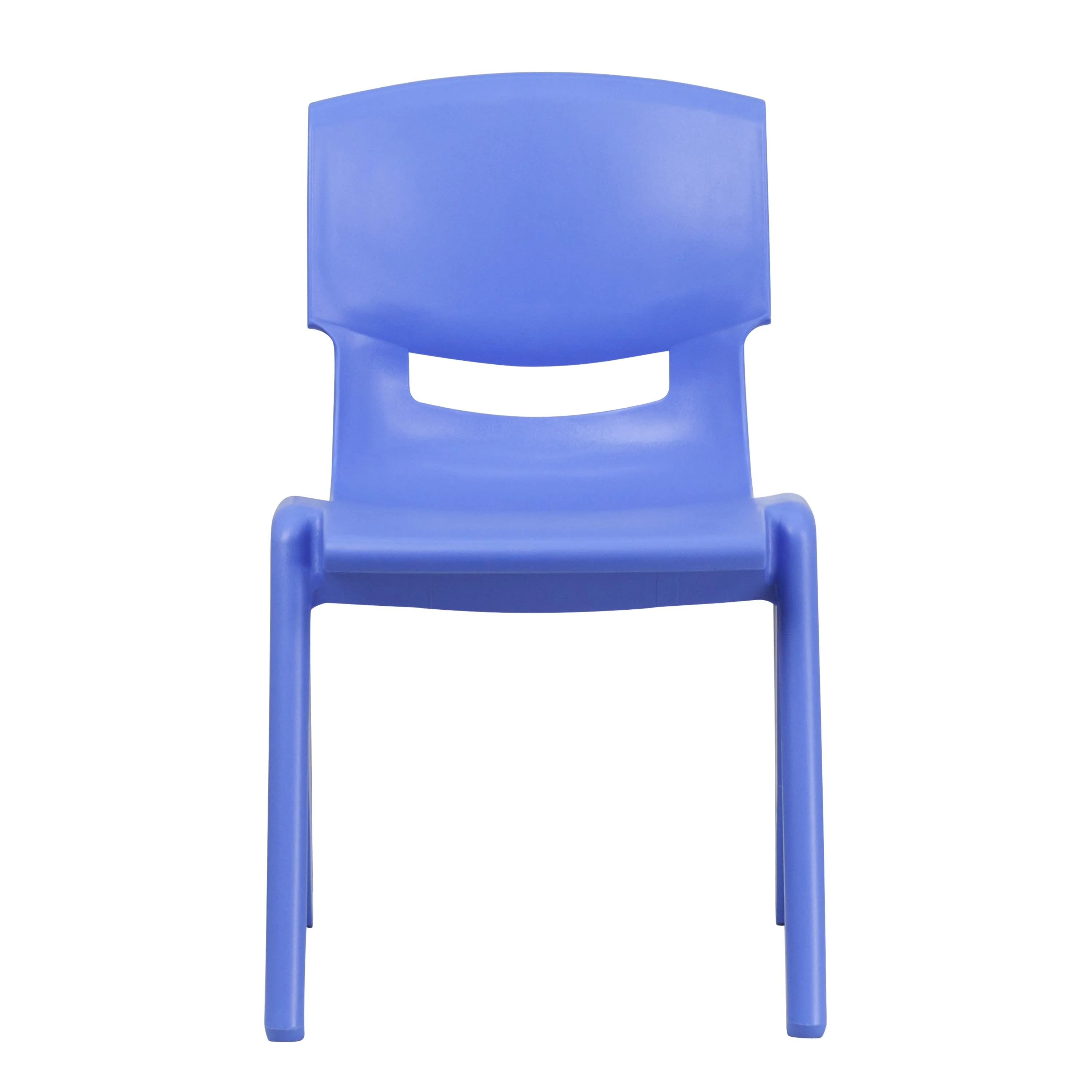 2 Pack Plastic Stackable School Chair with 15.5" Seat Height