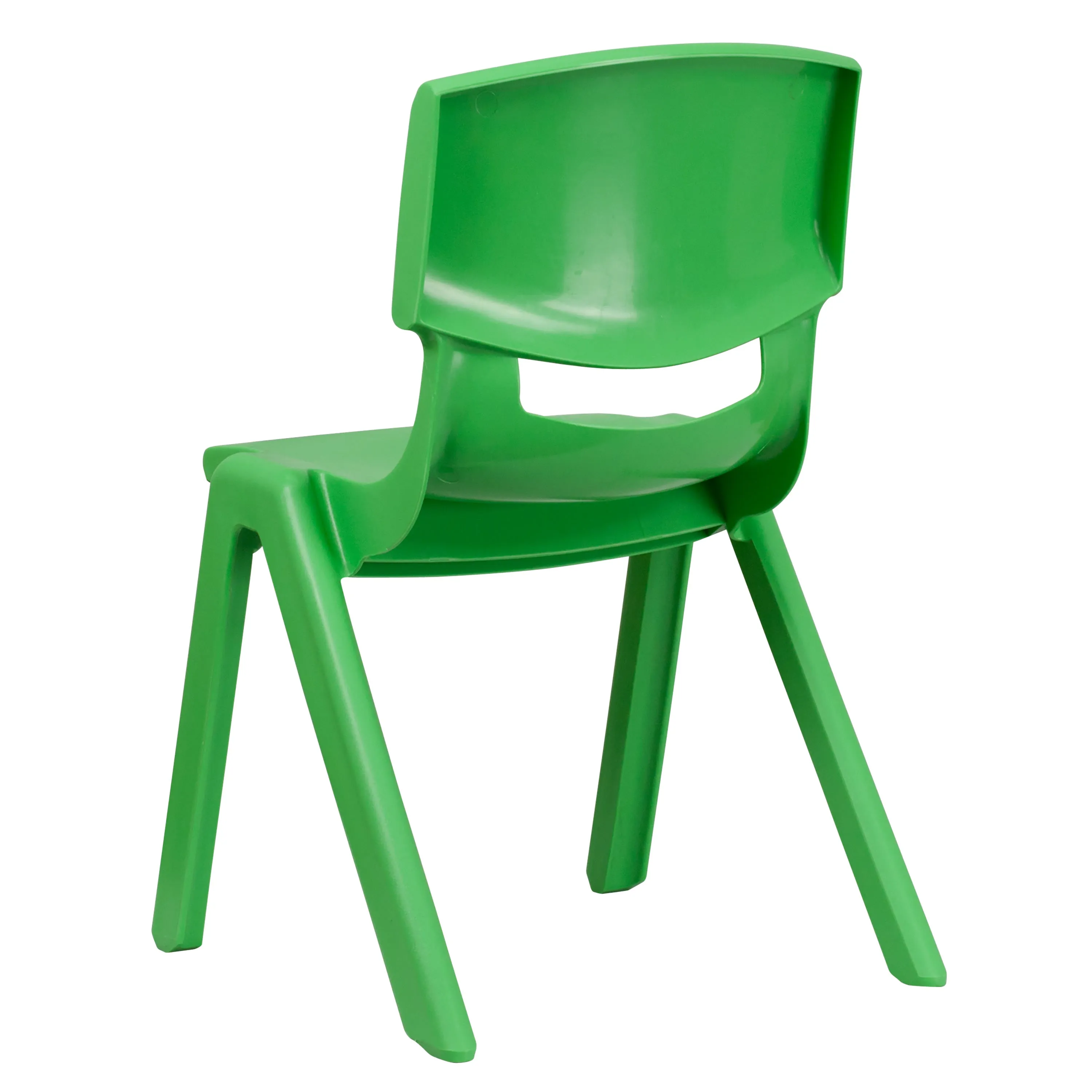 2 Pack Plastic Stackable School Chair with 15.5" Seat Height