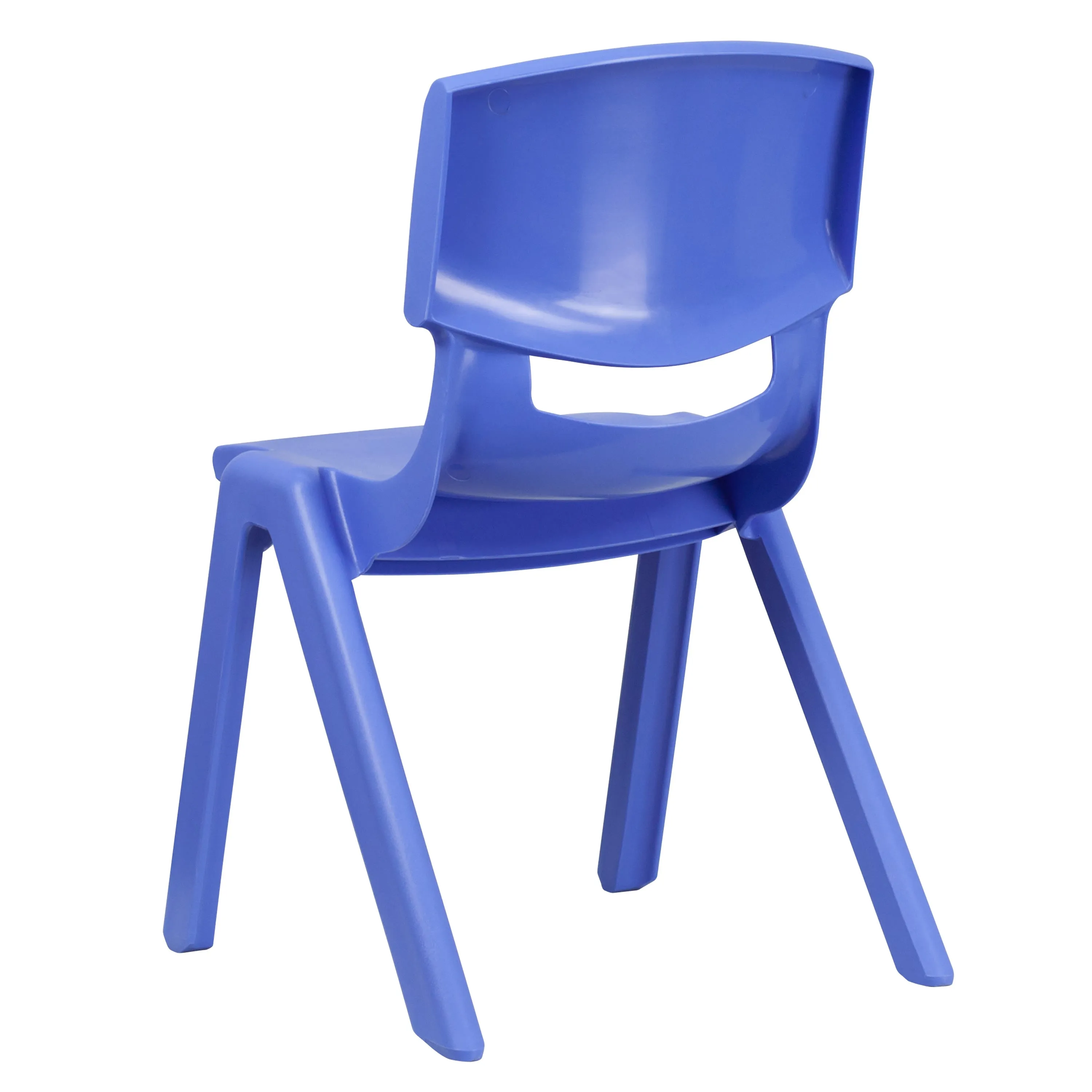 2 Pack Plastic Stackable School Chair with 15.5" Seat Height
