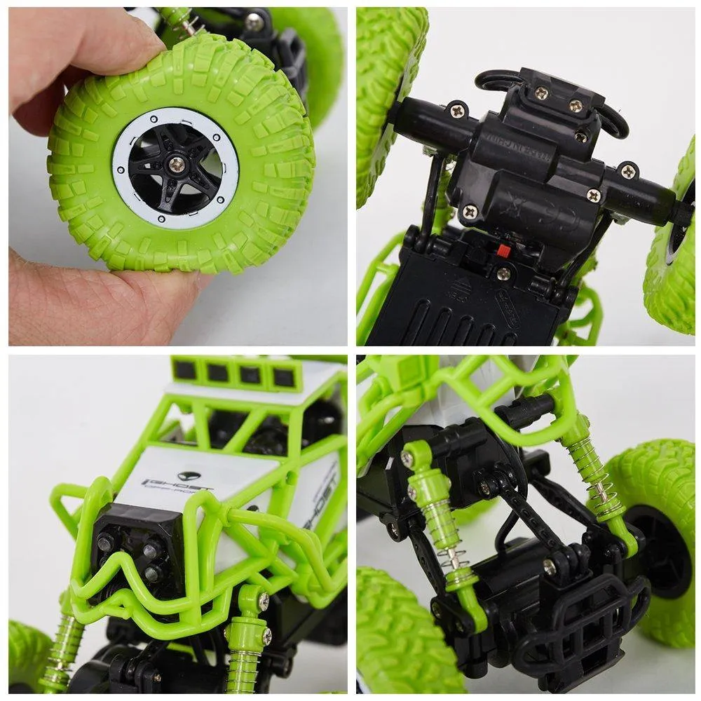 2.4GHz Racing Cars RC Cars Remote Control Cars Electric Rock Crawler Radio Control Vehicle Off Road Cars Green