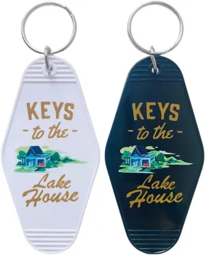 2pcs Keys To The Lake House Keychain Funny Lake House Key Chain Lake House Accessories