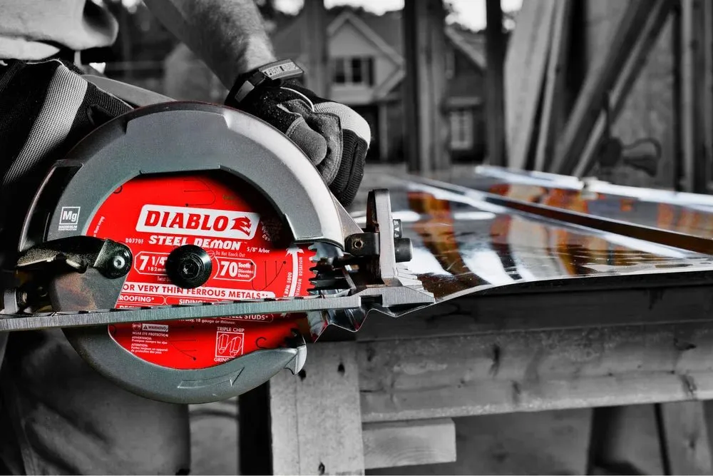 7-1/4 in. x 70 Tooth Carbide-Tipped Saw Blade for Metal - 8 per Order