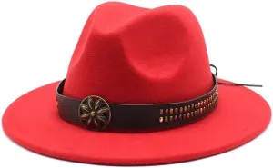 British Style Top Hat, New Jazz Hat, Spring and Autumn Big Brim Tibetan Hat, Wedding Shooting Ballroom Felt Hat Fengyan Cowboy Hats (Color : Rose Red, Size : 58-60cm) British Style Top Hat, New Jazz Hat, Spring and Autumn Big Brim Tibetan Hat, Wedding Shooting Ballroom Felt Hat Fengyan Cowboy Hats (Color : Rose Red, Size : 58-60cm)