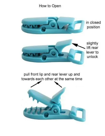Cord Clip - Zebra. Ready to Ship.