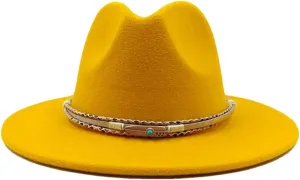 Fedoras Accessories Men's Gentlemen Women's Church Hat Wide Brimmed Jazz Hat Sombrero 331 M55-58cm Fedoras Accessories Men's Gentlemen Women's Church Hat Wide Brimmed Jazz Hat Sombrero 331 M55-58cm