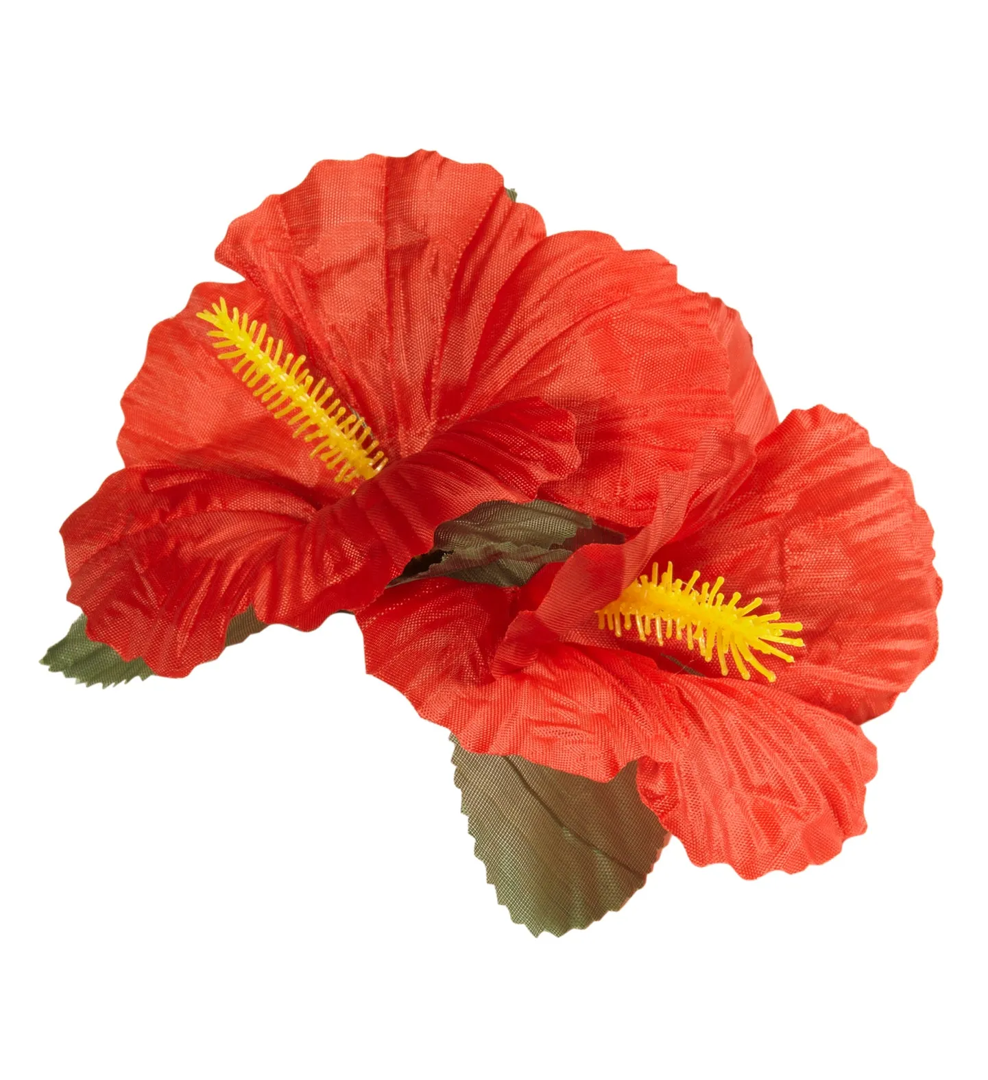 Hawaiian Hibiscus Flower Hair Clip Red