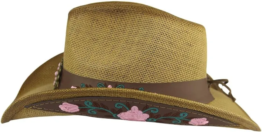 Men's & Women's Western Style Cowboy/Cowgirl Straw Hat