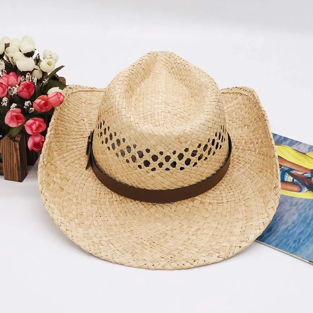 Men's & Women's Western Style Cowboy/Cowgirl Straw Hat