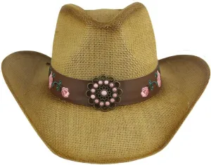 Men's & Women's Western Style Cowboy/Cowgirl Straw Hat Men's & Women's Western Style Cowboy/Cowgirl Straw Hat