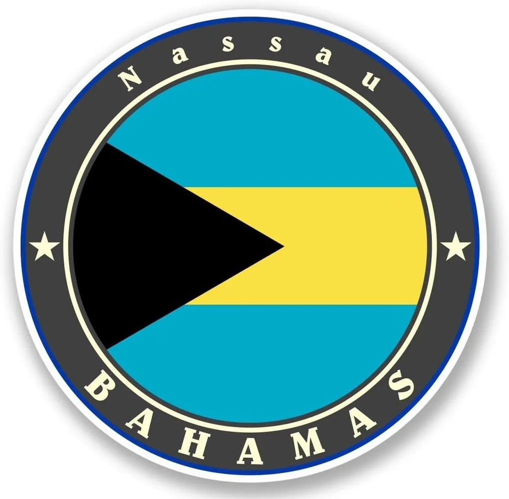 Nassau Bahamas Vinyl Sticker Decal Laptop Car Bumper Sticker Travel Luggage Car Sign Fun 5"