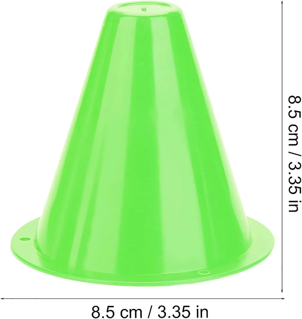 OUKENS Training Marker Cones, 10pcs 3 Inch Mini Sports Cones Football Training Sports Equipment Roller Skating Barriers Plastic Marker Holder Accessory for Fitness Practice