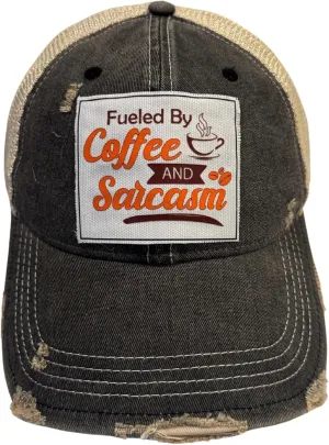 Popfizzy Funny Vintage Trucker Hats for Women and Men, Adult Humor Caps, Unisex Distressed Baseball Caps, Adjustable Snapback