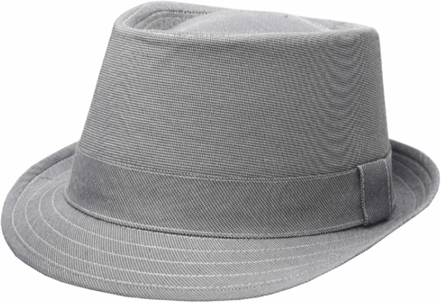 Sakkas Structured Pinpoint Cotton Fedora