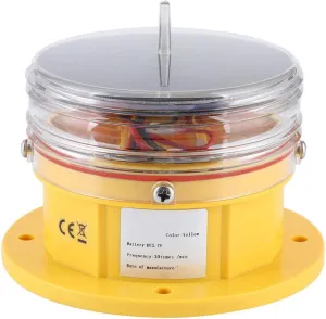 Sidelight Beacon Light, Solar Power Sidelight IP68 LED Ship Marine Dock Barge Safety 360 Lighting Warning Flash Beacon Lights for Marine Waterways Sidelight Beacon Light, Solar Power Sidelight IP68 LED Ship Marine Dock Barge Safety 360 Lighting Warning Flash Beacon Lights for Marine Waterways