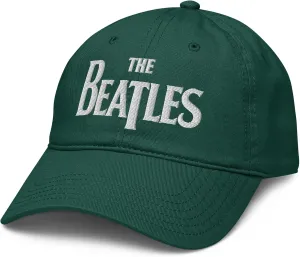 The Beatles - White Logo Adjustable Baseball Hat The Beatles - White Logo Adjustable Baseball Hat