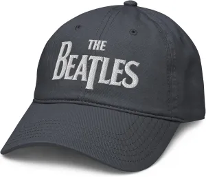 The Beatles - White Logo Adjustable Baseball Hat