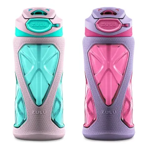 Torque 16oz Tritan™ Plastic Kids Water Bottle, Set of 2