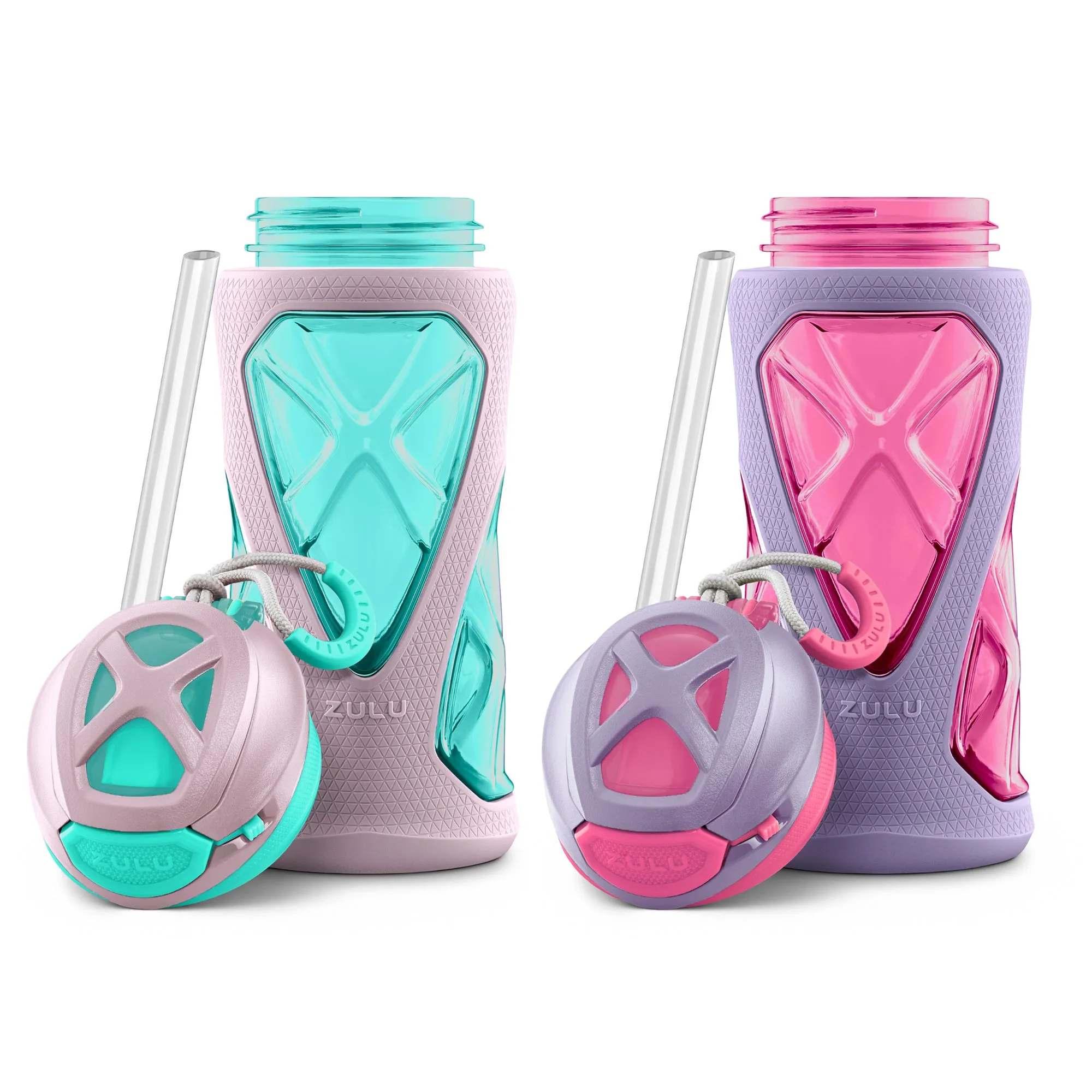 Torque 16oz Tritan™ Plastic Kids Water Bottle, Set of 2