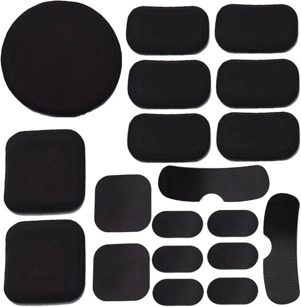 Universal Helmet Padding Kits, Outdoor Motorcycle Helmet Foam Pads Replacement Helmet Padding Set Mats for Fast Mich ACH USMC PASGT Helmet Accessories