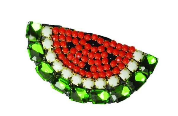 Watermelon- Rhine Stone Kids Hair Pin