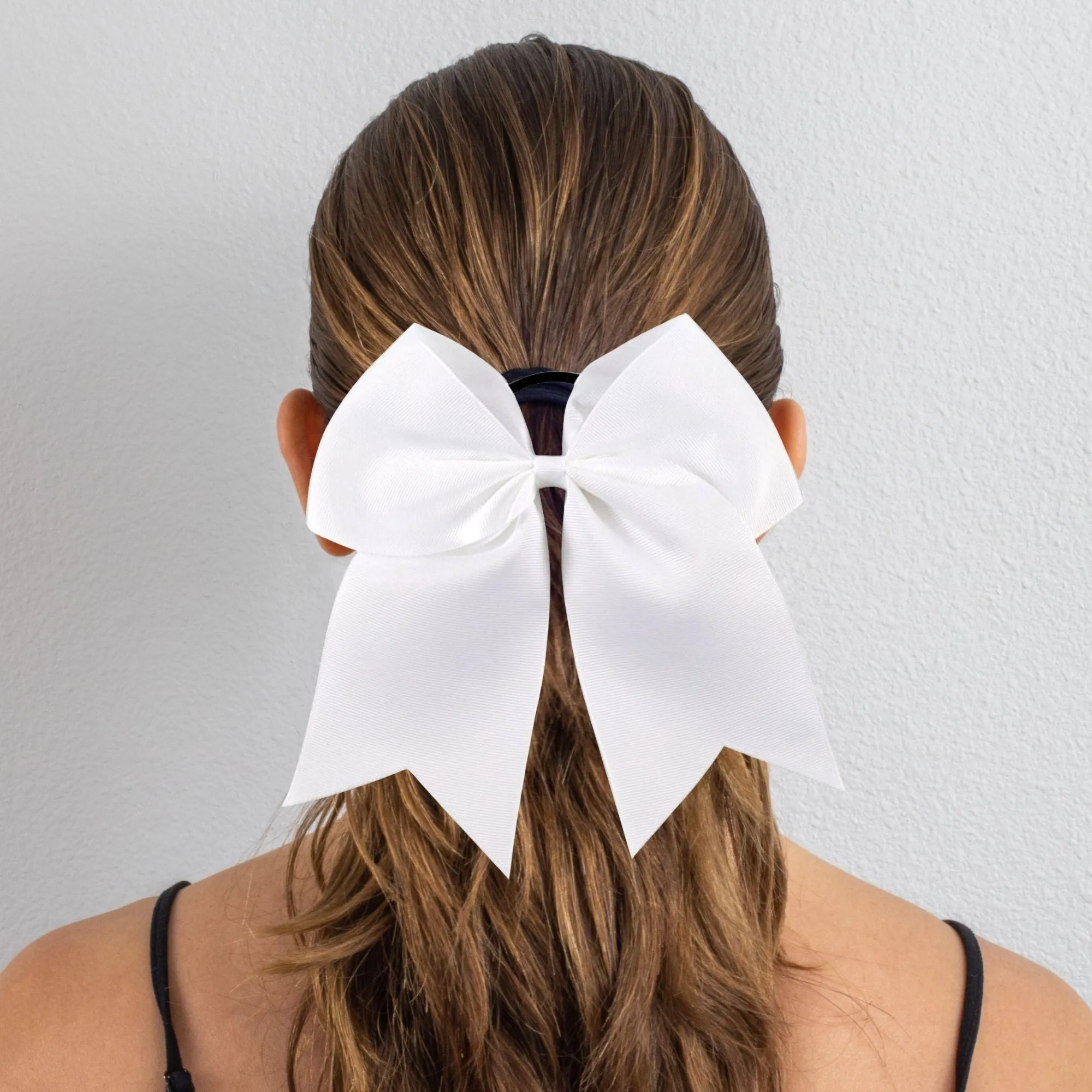 White Cheer Bow