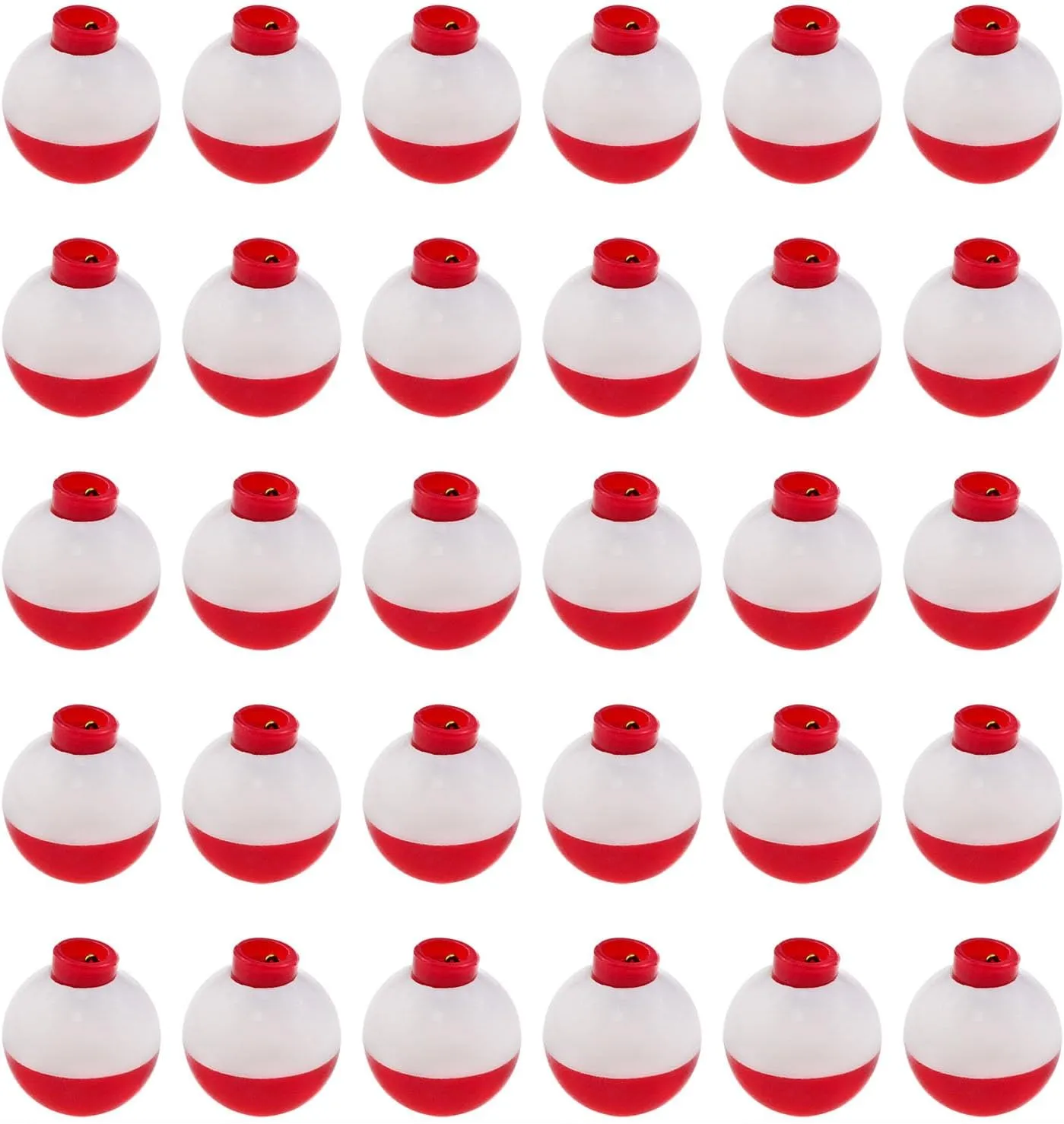 Xhziy-1 inch Round Fishing Buoy Fishing Gear Float Fishing Buoy Fishing Equipment Accessories Fishing Float 30pcs