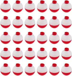 Xhziy-1 inch Round Fishing Buoy Fishing Gear Float Fishing Buoy Fishing Equipment Accessories Fishing Float 30pcs
